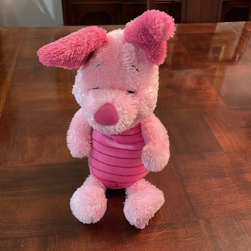 Disney Store 13" Plush Core PIGLET My Friends Tigger & Pooh Stuffed Toy
